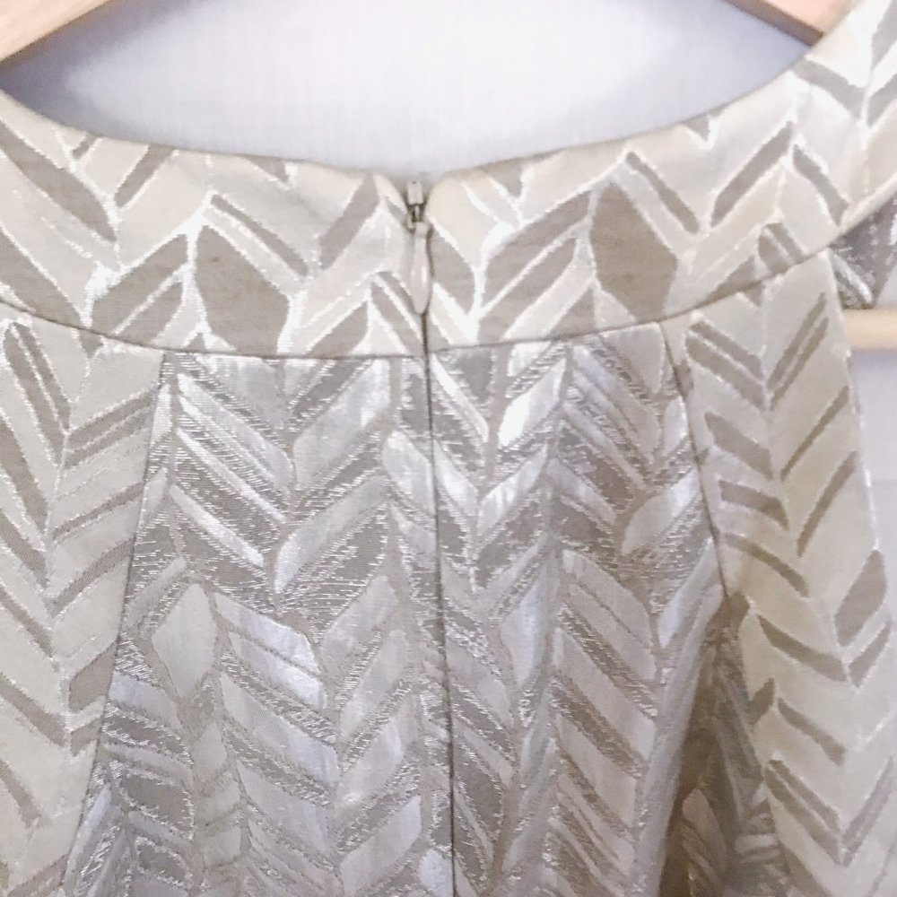 trina turk // silver patterned halter dress - Picture 5 of 6
